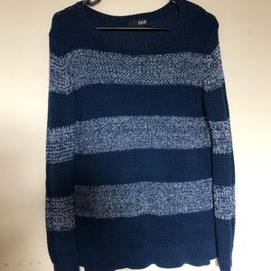 Blue Striped Sweater